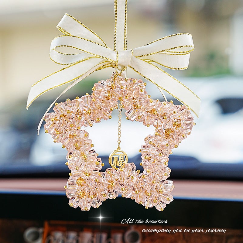 New Car Pendant Internet Celebrity Creative Decoration Car Pendant Crystal Rubik'S Cube Car Pendant Rearview Mirror Pendant - Image 3
