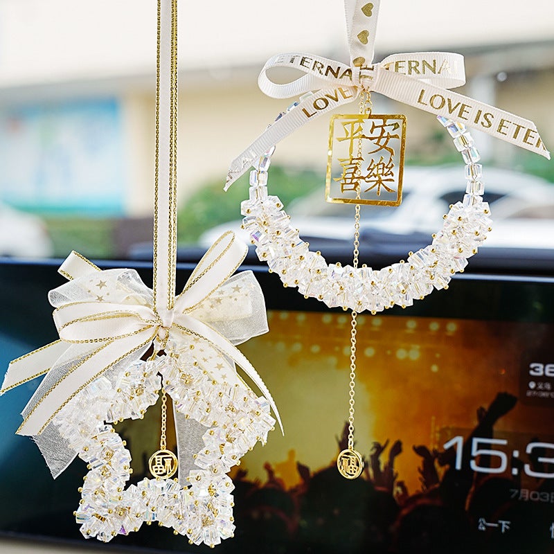 New Car Pendant Internet Celebrity Creative Decoration Car Pendant Crystal Rubik'S Cube Car Pendant Rearview Mirror Pendant - Image 5