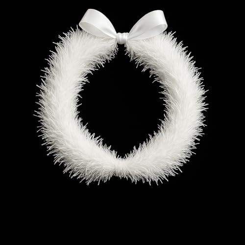 Buvemu Eyelash Fun Fur Yarn 100 Gram (3.53 Ounces) 175 Yards (160 Meters) (Optical White - 2 Skeins) - Image 5