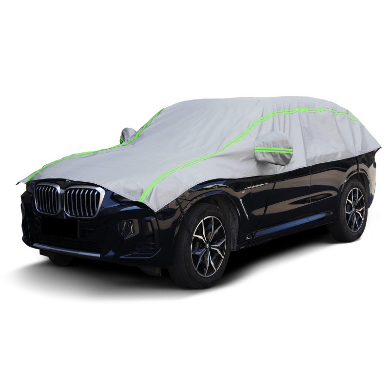 AltoCover Half Car Cover Snow, Hail Car Cover with Cotton Liner, Sunroof & Windshield Cover for Ice and Snow, All Weather Car Body Cover for Sun, Rain, Dust, Fit SUV L - Image 1