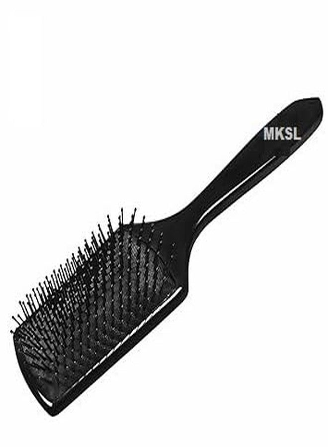 MKSL Mini Paddle Hair Brush for Men & Women | Paddle Hair Brush For Detangle : Elite Range - Ultra Soft & Flexible Nylon Bristles Great for Straightening, Smoothing out Curls, Frizz & Flyaways - Image 1