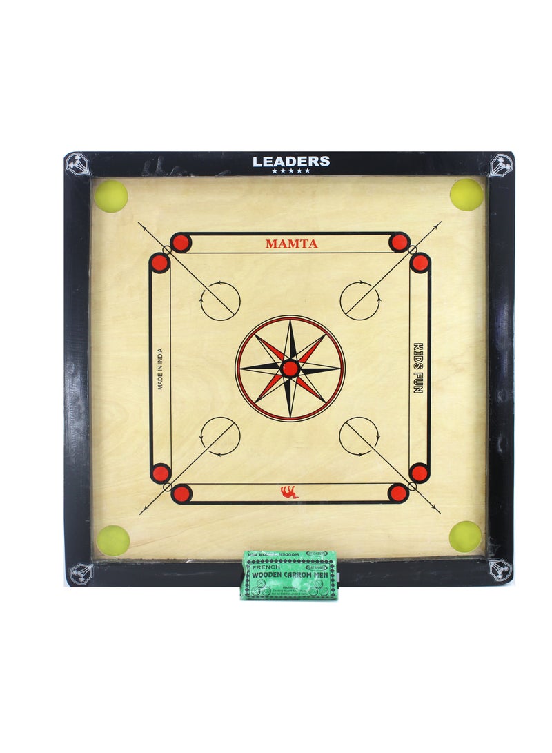 Leaders Wooden Carrom Board Game Set - 24x24inch - Image 5