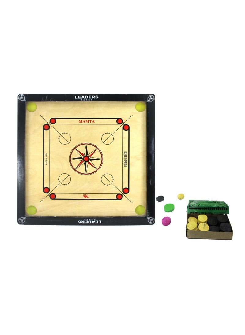 Wooden Carrom Board Game Set - 24x24inch - pzsku/ZF5D607858D117766A394Z/45/_/1679113710/6a66be10-f3f8-4329-8898-1dc05d723fea