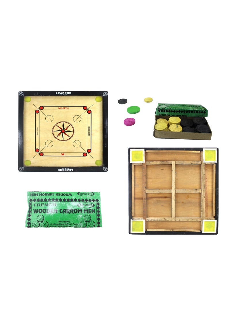 Leaders Wooden Carrom Board Game Set - 24x24inch - Image 4