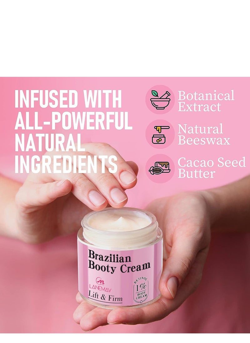 Brazilian Body Butter Cream, Lift and Firm Cream with Volufiline, Reduces the Appearance of Cellulite for a Toned and Firm Look, Nourishing Body Moisturizer, 50ml - pzsku/ZF5D60F00DDAADE8D6B4AZ/45/_/1734934496/00b7abc9-3898-43c4-b4de-6abdb0fde95b