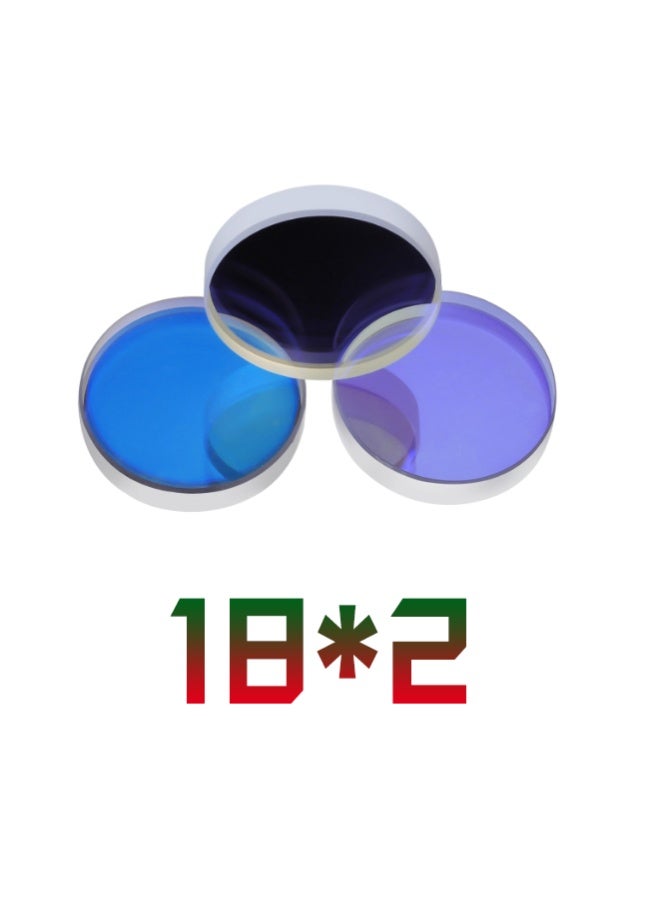 D18*2 Laser Welding Protective Cover Glass 10-Pack | High Transmission & Heat Resistant Replacement Lens for Multi-Brand Welders - Image 1