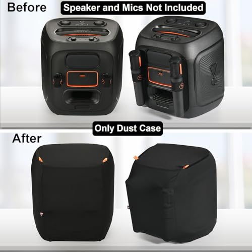 TXEsign Speaker Dust Case for JBL PartyBox Encore Essential 2 Portable Party Speaker, Stretchable Case Protective Dust Cover Speaker Slip Sleeve - Image 2