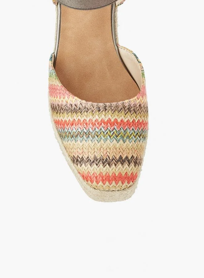 Peppermint MULTICOLOUR Women Wedge Heel Espadrille Sandals for Women | Best Price UAE