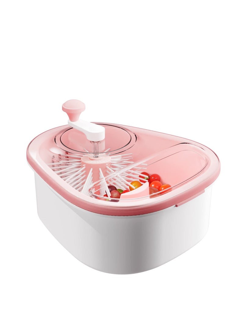 Generic Fruit Cleaning Device, Large Fruit Washer Spinner with Brush, Fruit Cleaner with Fruit Washing Bowl,Fruit Cleaning Device,Vegetable Scrubber  - Image 1