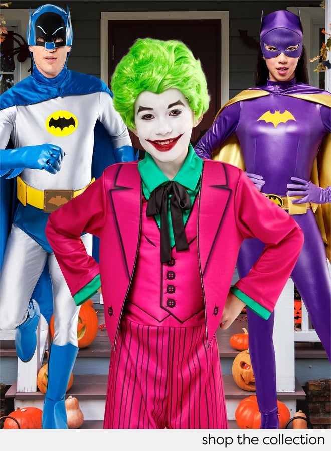 Rubies DC Batman Classic 1966: The Joker Costume for Kids, Boy's Small - Image 4