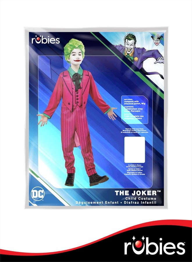Rubies DC Batman Classic 1966: The Joker Costume for Kids, Boy's Small - Image 3