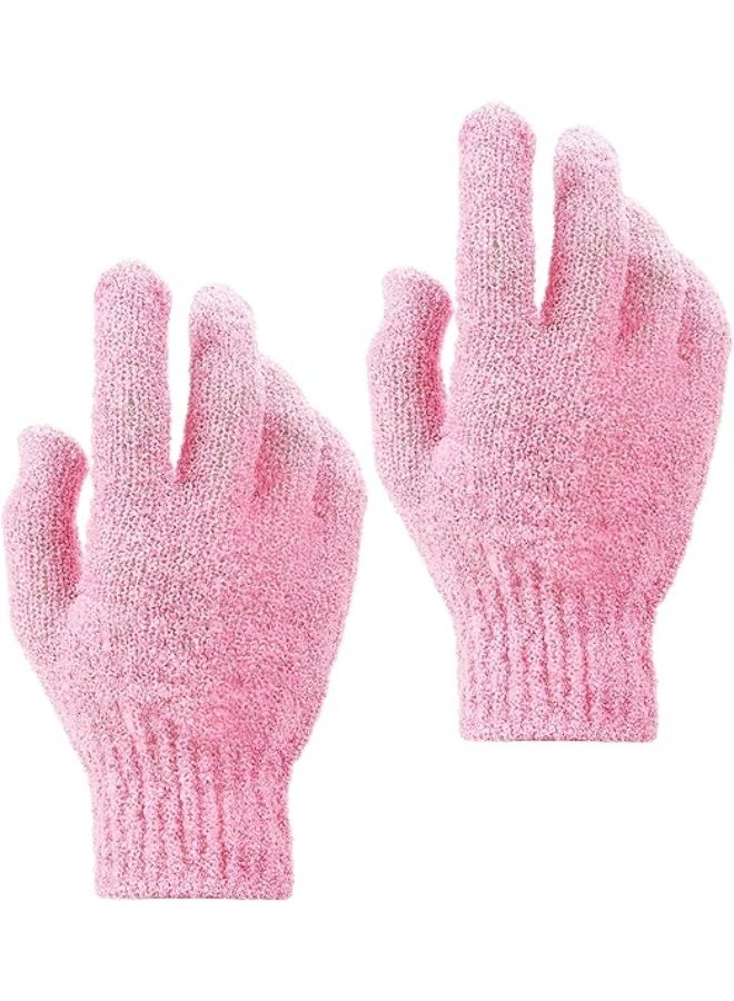 قفاز تقشير الجسم المرن للاستحمام 2 قطعة - Image 3