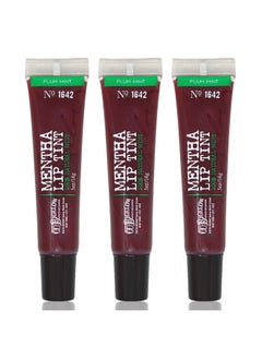 C. O. Bigelow C.O. Bigelow Plum Mint Mentha Lip Tint Trio, Moisturizing Lip Balms for Dry Lips, Light Purple Tinted Lip Gloss, Bulk Lip Balm 3 Pack, 0.5 oz Each  - Image 1