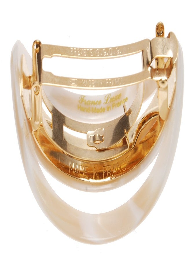 France Luxe Cutout Oval Ponytail Barrette - Alba - Image 2