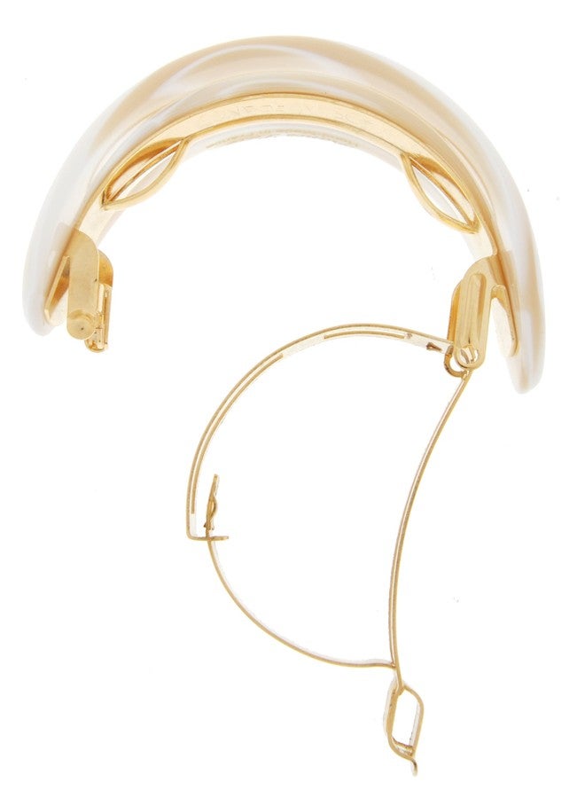 France Luxe Cutout Oval Ponytail Barrette - Alba - Image 4