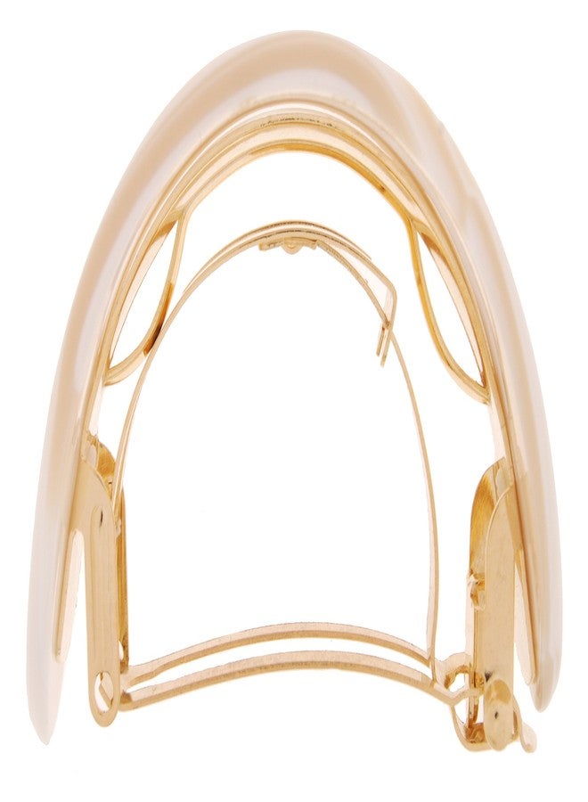 France Luxe Cutout Oval Ponytail Barrette - Alba - Image 3