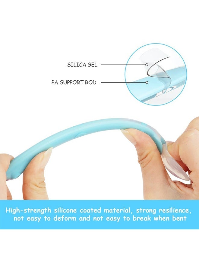 Quantum 5 PCS Silicone Spoons, Toddler Training Feeding Spoons, Soft Silicone Baby Training Spoon Gift Set for Infant - Image 4