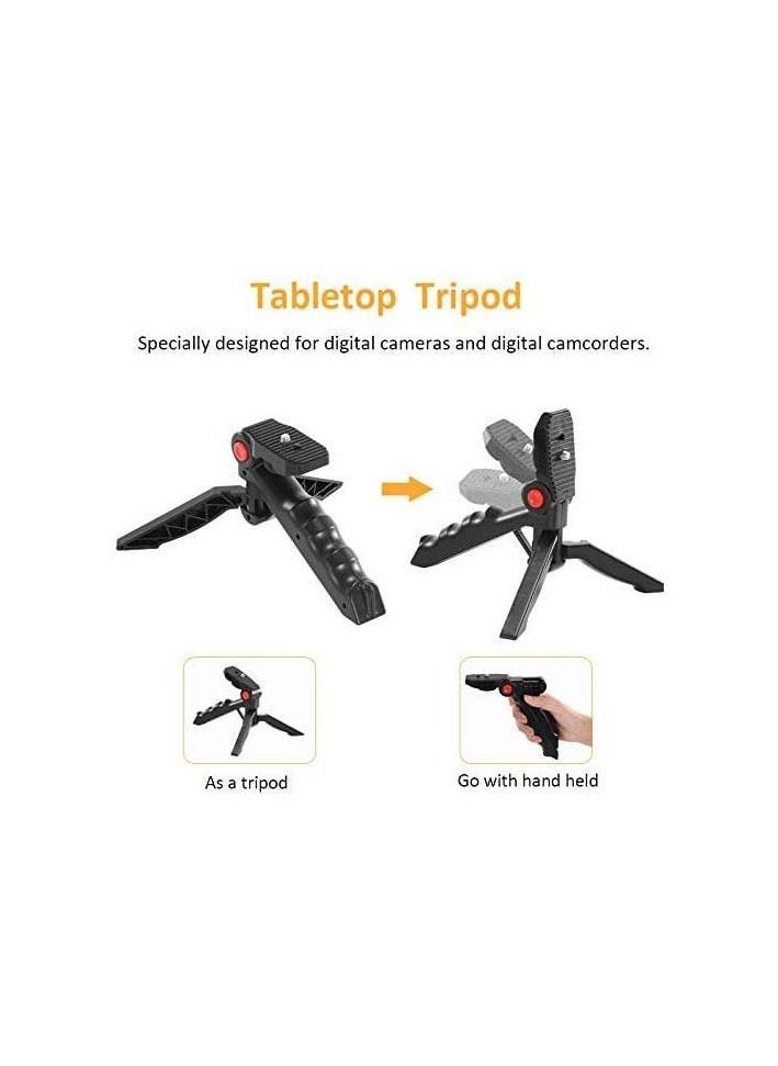 Marrkhor - Vlogging Live Streaming Kit With Microphone Tripod Black - Image 1