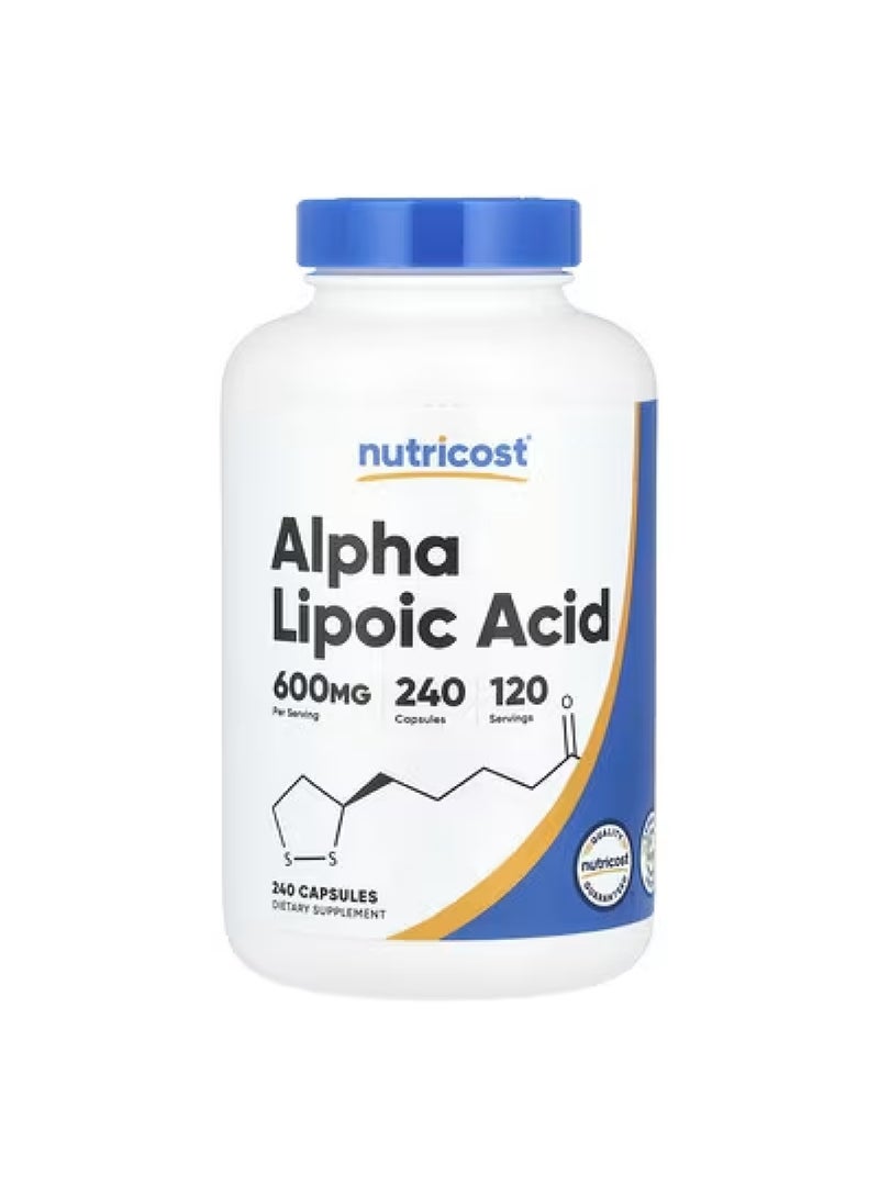 Nutricost Alpha Lipoic Acid, 240 Capsules