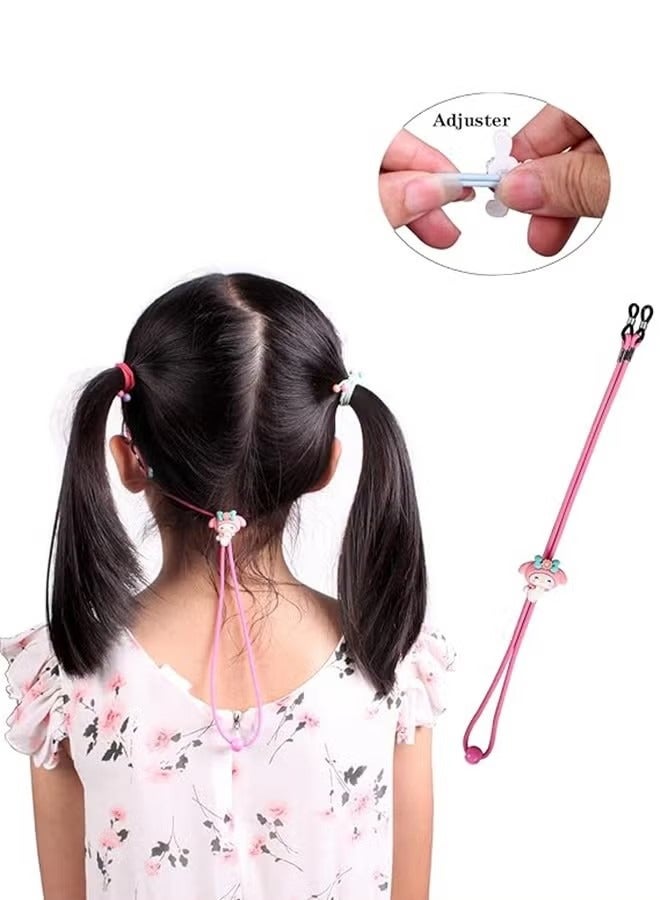 6 قطع من أشرطة النظارات القابلة للتعديل والمطاطة للنظارات وحبل تثبيت مضاد للانزلاق للأولاد والبنات والبالغين - Image 4