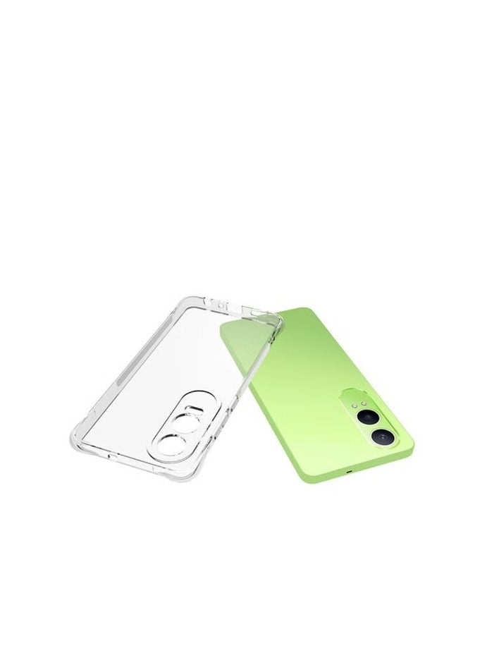 2 in 1 Phone Case Cover & Screen Protector  For OnePlus Nord CE4 Lite 5G Phone - Shockproof  Slim TPU Protective Phone Cover & Full Coverage Delicate Touch Tempered Glass Screen Protector for OnePlus Nord CE4 Lite 5G  - Image 2