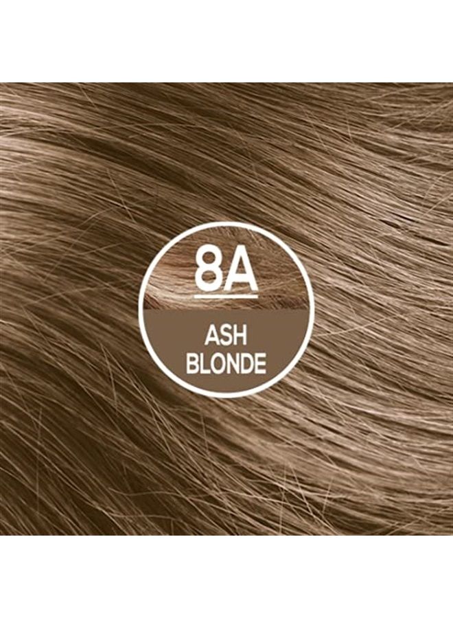 NATURTINT Permanent Hair Color 8A Ash Blonde (Pack of 6), Ammonia Free, Vegan, Cruelty Free, up to 100% Gray Coverage, Long Lasting Results - Image 2