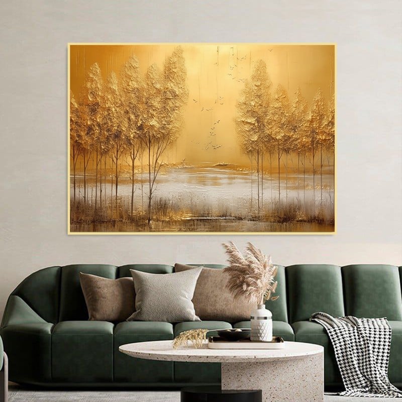 Marktna One abstract art canvas print with a hollow frame, measuring (90×60) - Image 3