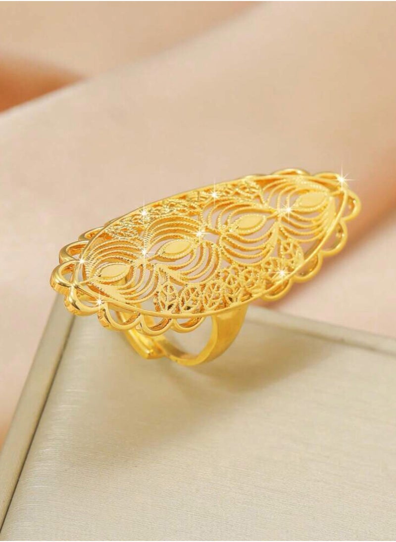 GOLDMAX - 21k Gold Plated Ring For Women One Size - Image 1