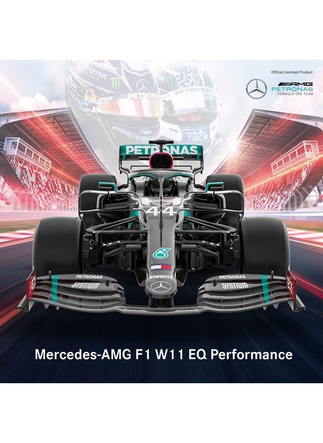 راستار سيارة مرسيدس AMG F1 W11 EQ Performance بمقياس 1:18 من RASTAR، سيارة مرسيدس AMG Pertronas F1، وضعية سيارة مرسيدس F1، هدايا ألعاب للأولاد  - Image 4
