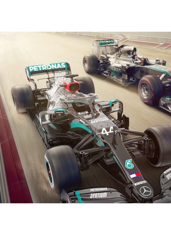 راستار سيارة مرسيدس AMG F1 W11 EQ Performance بمقياس 1:18 من RASTAR، سيارة مرسيدس AMG Pertronas F1، وضعية سيارة مرسيدس F1، هدايا ألعاب للأولاد  - Image 2