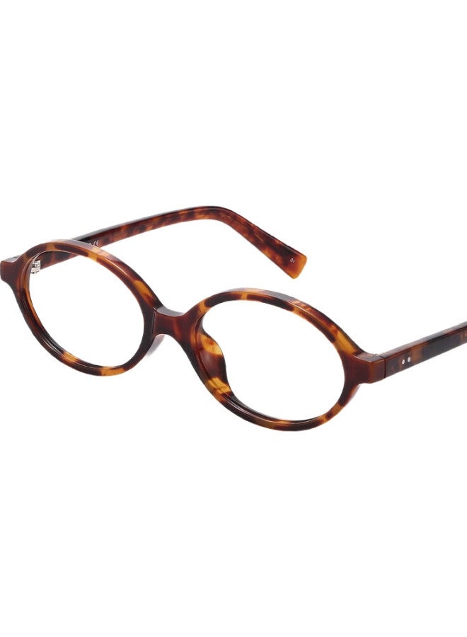 LOHO Oval Small Frame Nearsighted Glasses Frame For Women With Prescription Zeiss Lenses Anti-Blue Light Optical Frame Korean Style Natural Beauty - Image 1