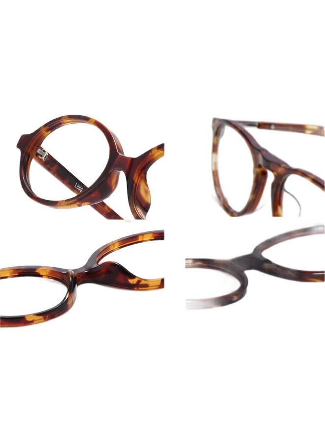 LOHO Oval Small Frame Nearsighted Glasses Frame For Women With Prescription Zeiss Lenses Anti-Blue Light Optical Frame Korean Style Natural Beauty - Image 3