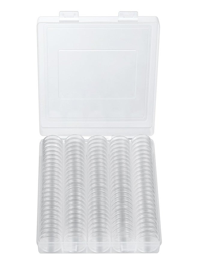 MUQING 240 PCS 30mm Plastic Coin Capsule Holder, 5 Sizes Protect Gasket Coin Case for Collectors, Round Coin Collecting Supplies with Storage Box - Image 3