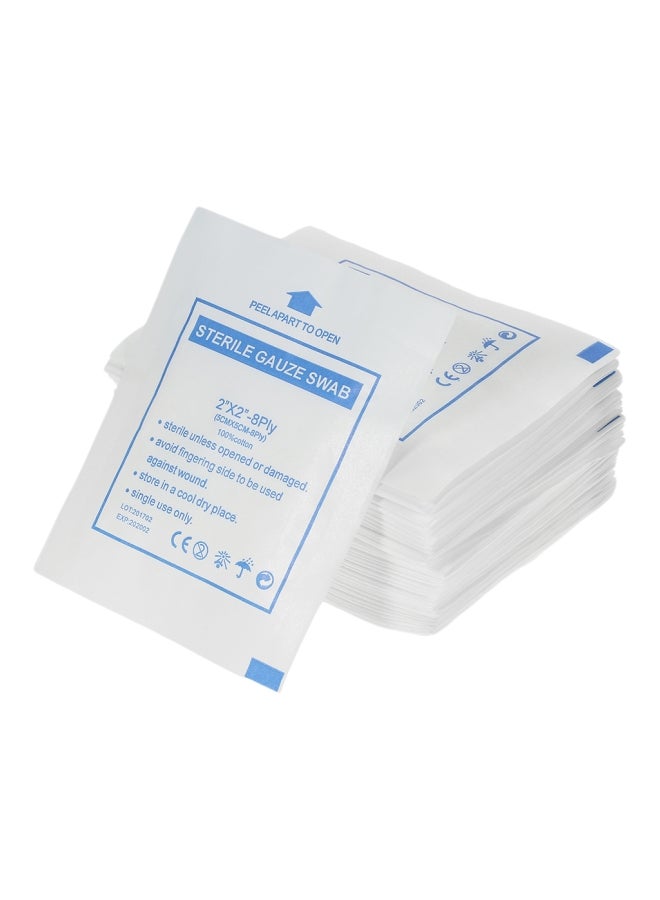 Carevas 50-Piece Non Stick Sterile Gauze Pads - Image 1