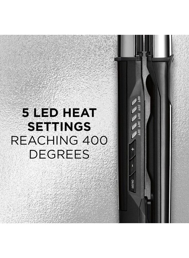 CONAIR - Infinitipro By Conair 2In1 Styler; Curl Or Straighten With 1 Tool; 1Inch; Black - Image 1