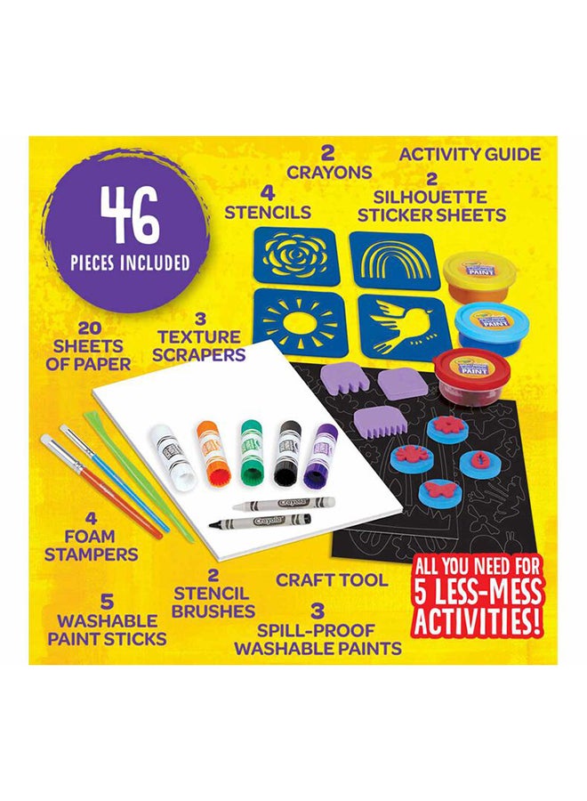 Crayola مجموعة نشاط الرسم الأقل فوضى - Image 4