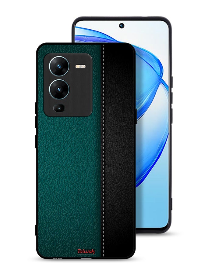 Tolwak Vivo V25 Pro 5G Protective Case Cover Leather Pattern - Image 1