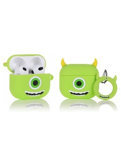 Generic AirPods  Case Pro  Protective Silicone Skin for AirPod Case Cute Funny Kawaii Fashion Cartoon  Cover for Girls Boys Women for AirPods Pro with Keychain  - Image 4