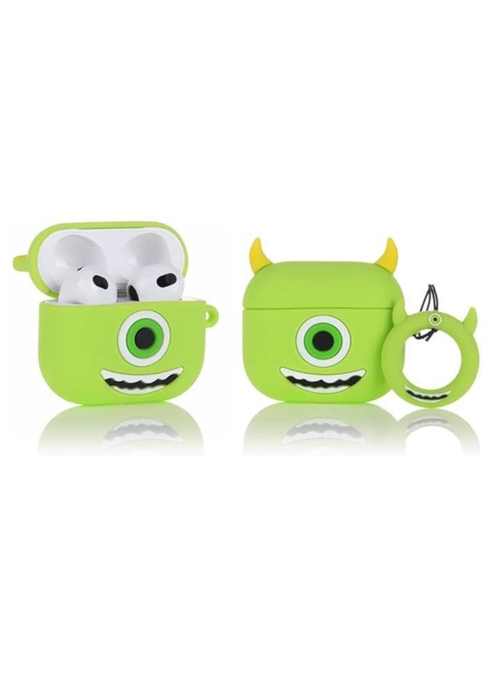 Generic AirPods  Case Pro  Protective Silicone Skin for AirPod Case Cute Funny Kawaii Fashion Cartoon  Cover for Girls Boys Women for AirPods Pro with Keychain  - Image 4