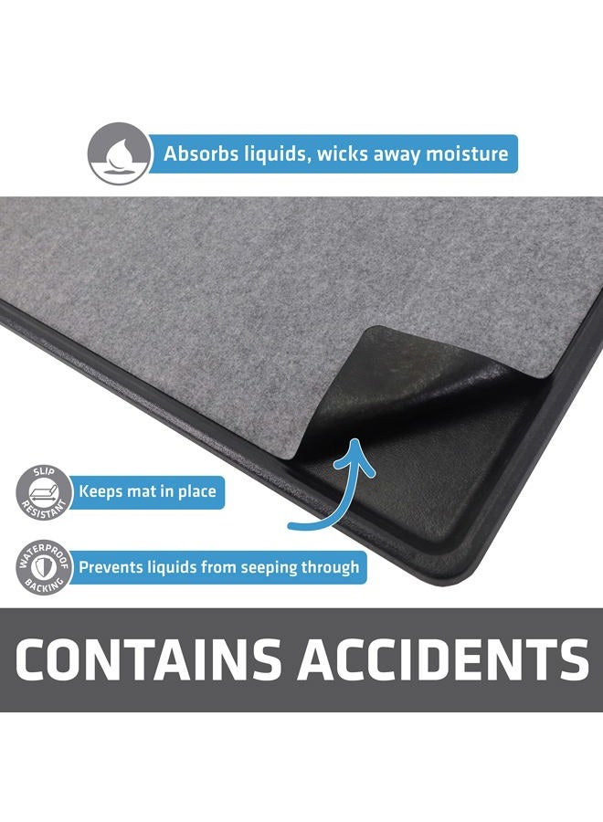 drymate Dog Crate Mat, Urine Absorbent, Waterproof, Non-Slip, Washable Puppy Pad for Kennel Training, Under the Pet Cage for Pr - Image 3