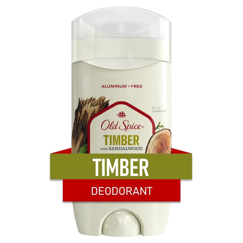 Old Spice Fresher Collection Invisible Solid Men's Deodorant, Timber, 3 Ounce (Package may vary) - Image 1