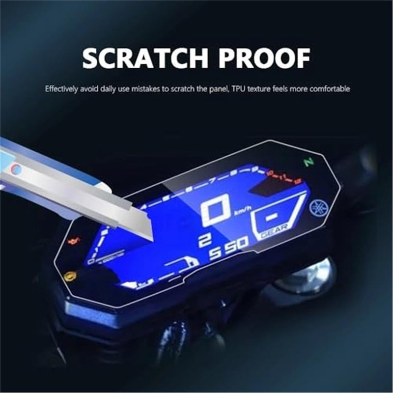 QASULER Motorcycle Screen Protector for MT-07 FZ-07 - Image 2