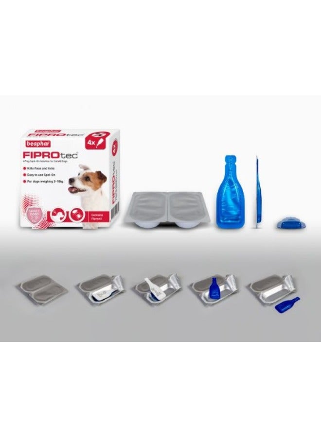 beaphar Fiprotec for Small Dog 4Pipettes - Image 2