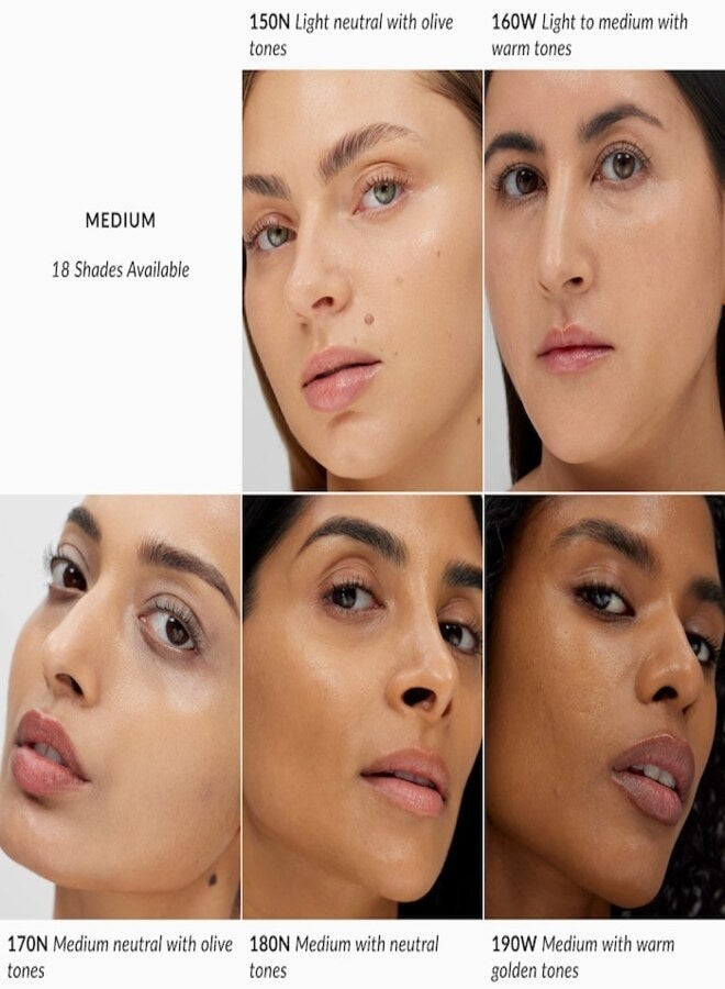 REFY Skin Base Hydrating Gel Skin Tint with Hyaluronic Acid 160W – Light to Medium with Warm Tones, Lightweight Hydrating Skin Tint 1 oz / 30 mL - Image 5