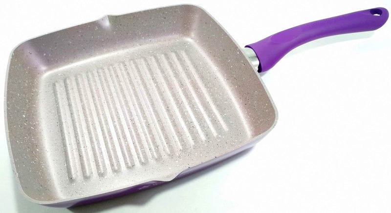 WONDERCHEF Royal Velvet META TUFF Healthy Non-STTICK Grill PAN, 24cm, 1.8 Litre - Image 3