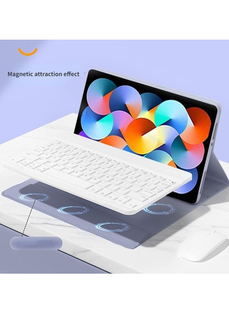 General Keyboard Case Compatible with Xiaomi Mi Pad 6 / Pad 6 Pro 11 Inch 2023, Detachable Wireless Keyboard Slim Leather Smart Cover with Mouse  - Image 3