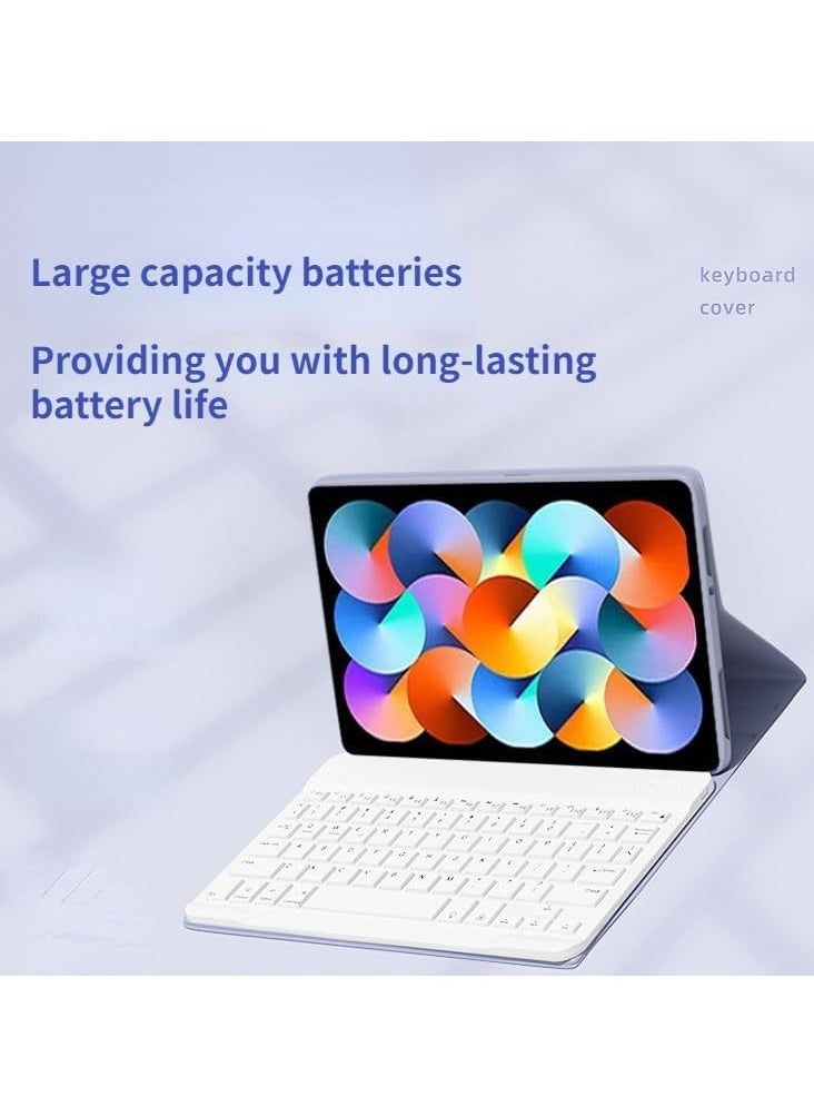 General Keyboard Case Compatible with Xiaomi Mi Pad 6 / Pad 6 Pro 11 Inch 2023, Detachable Wireless Keyboard Slim Leather Smart Cover with Mouse  - Image 4