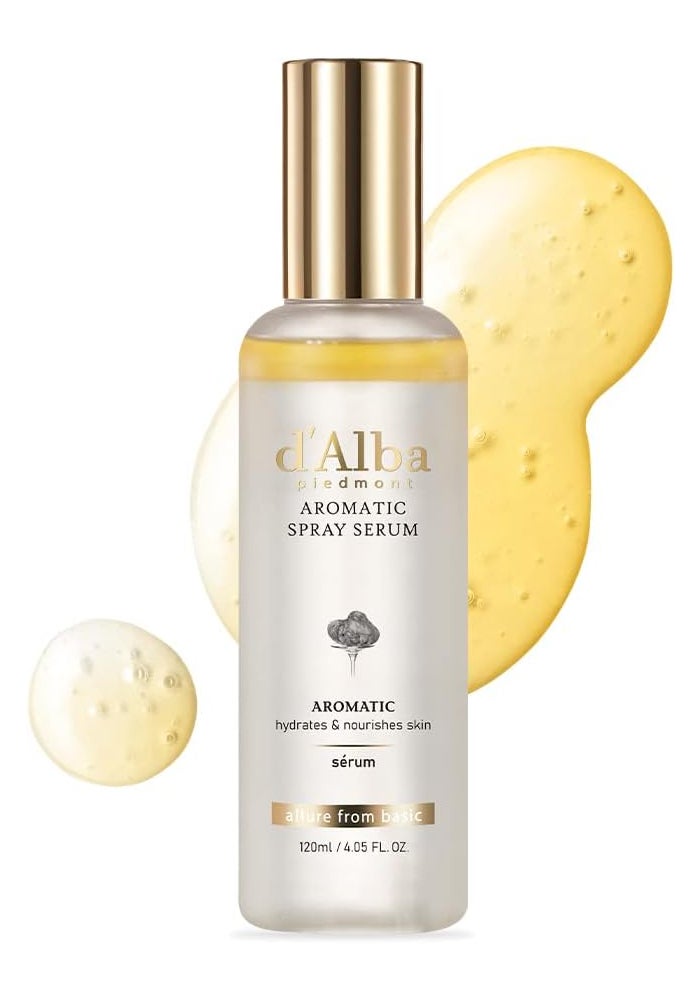 d'Alba Piedmont italian white truffle first aromatic spray serum, glowy hydrating antioxidant face mist, fragnant vegan face mist for elasticity and hydration - Image 1