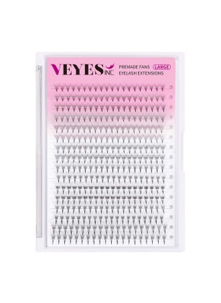 Premade Fans Eyelash Extensions 3D-14D C/D Curl 9-16Mm Natural & Volume Mixed Length Eyelash Tray, Professional Lash Supplies, Matte Black(10D 0.05 C-Curl 9-16Mm) - pzsku/ZF5D7D204AABC639D3FF3Z/45/_/1734437809/58c00c59-0908-48cd-aa0d-2f4996d4d868