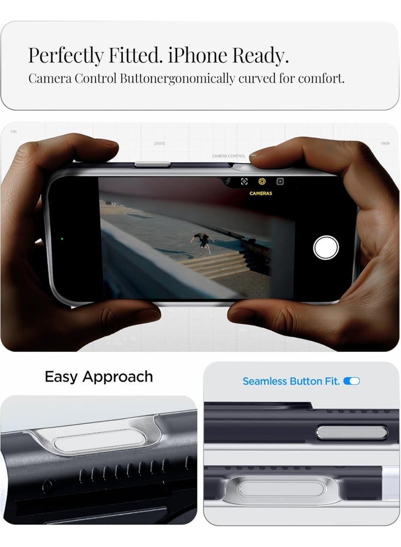 Spigen Classic C1 MagFit for iPhone 17 Pro MAX Case Cover with MagSafe & Extreme Protection Tech - Graphite - Image 4